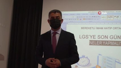 Milli Eğitim Müdürü sınava girecek öğrencilerin heyecanına ortak oldu