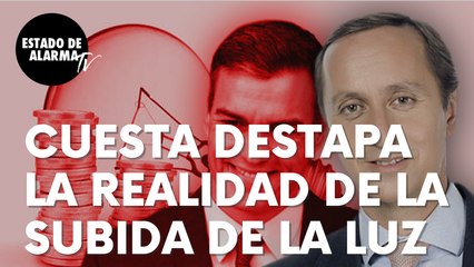 Carlos Cuesta destapa la realidad que se esconde detrás de la subida de la luz tramada por Sánchez