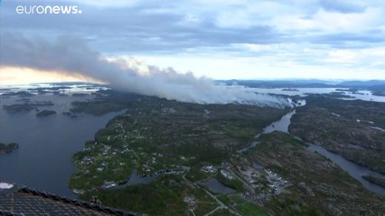Waldbrand nahe Bergen: 500 Menschen evakuiert
