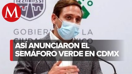 ¡Ya es oficial! Así se anunció el Semáforo Verde en CdMx, vigente a partir del 7 de junio
