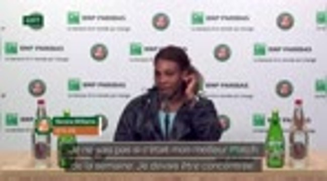 Roland-Garros - Serena Williams : Il y a encore du chemin