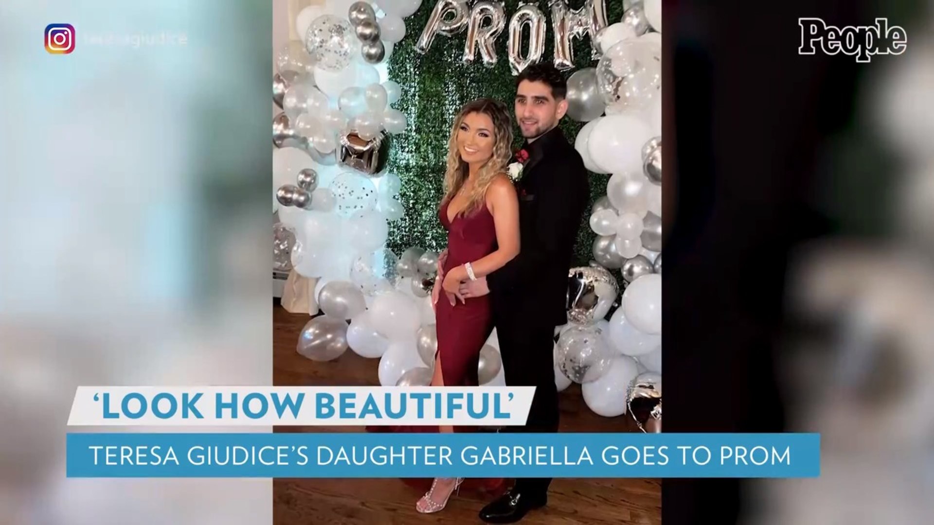 All Grown Up Teresa And Joe Giudice S Second Eldest Daughter Gabriella Attends Prom Video Dailymotion