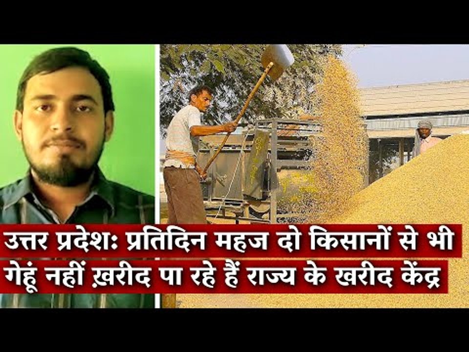 उत्तर प्रदेश: प्रतिदिन महज़ दो किसानों से भी गेहूं नहीं ख़रीद पा रहे हैं राज्य के ख़रीद केंद्र