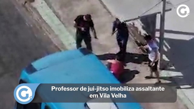 Professor de jui-jitso imobiliza assaltante em Vila Velha