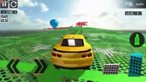 Well of Death Car Stunt Games YELLOW CAR Mega Ramp Car Driver Games - Android GamePlay