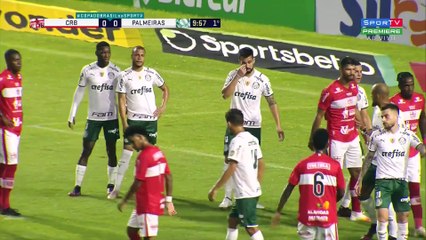 CRB x Palmeiras (Copa do Brasil 2021; Terceira Fase, Jogo de Ida) 1° tempo