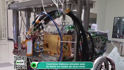 Cientistas italianos simulam solo de Marte em testes de novo rover