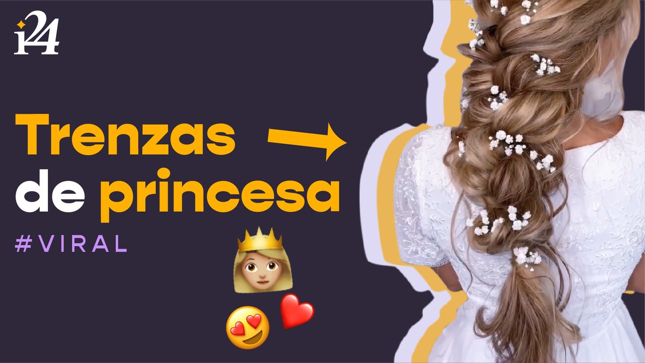 Hermosas trenzas dignas de una princesa