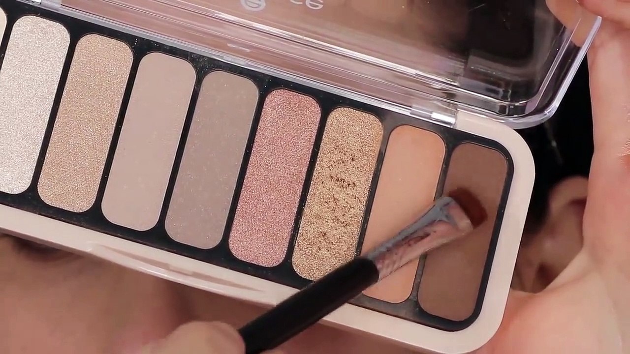 $4 PALETTE! Soft Everyday Eye Makeup Tutorial _ Drugstore Makeup