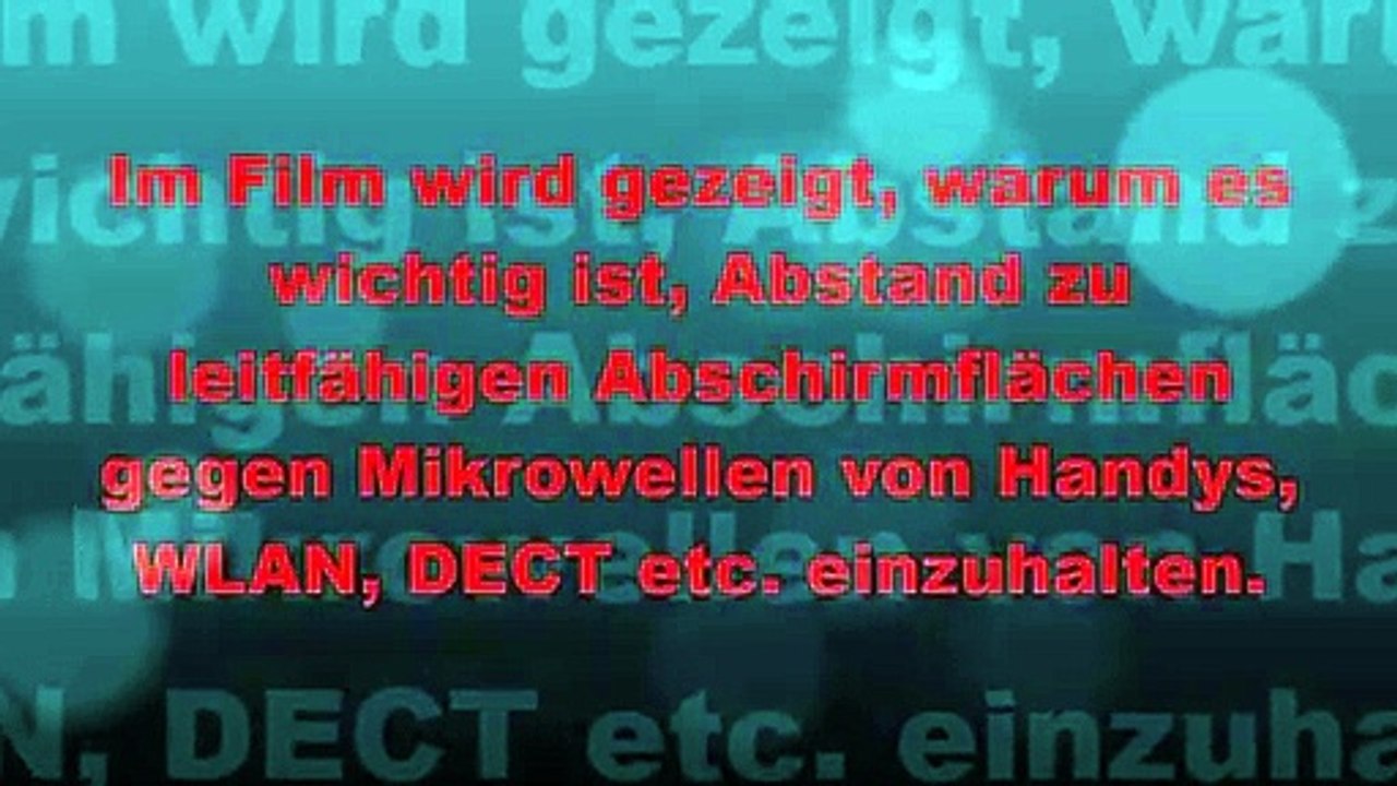 Handystrahlung- was man beim Abschirmen beachten muss, Cell phone radiation - what you have to consider when shielding, cell phone microwaves, WLAN radiation