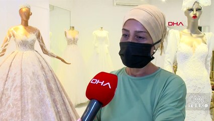 Yasak kalktı, gelinlikçiler hareketlendi