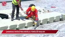 Çanakkale Boğazı'nda müsilaj temizliği başladı