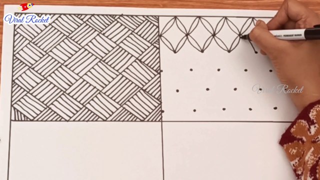 How to draw Zentangle patterns | Spiral Drawing | 3d Art | Episode #15 | Viral Rocket