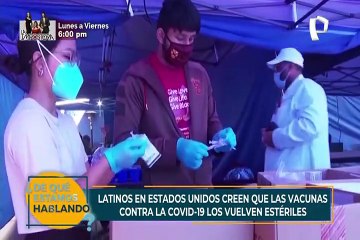 Crece número de latinos residentes en EEUU que no quieren vacunarse contra la Covid-19
