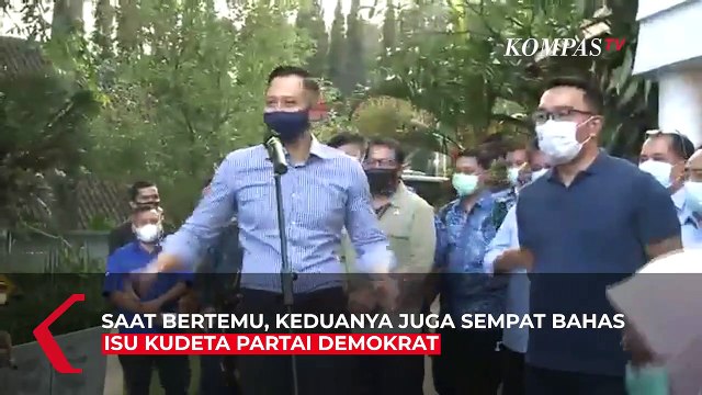 Bertemu Ridwan Kamil, AHY Ucapkan Terima Kasih Atas Hal Ini!