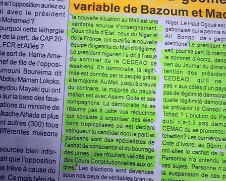 Revue Presse Labari 04 Juin 2021
