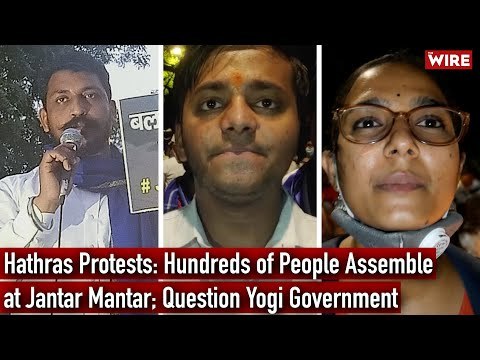 Hathras Protests: Hundreds of People Assemble at Jantar Mantar; Question Yogi Government