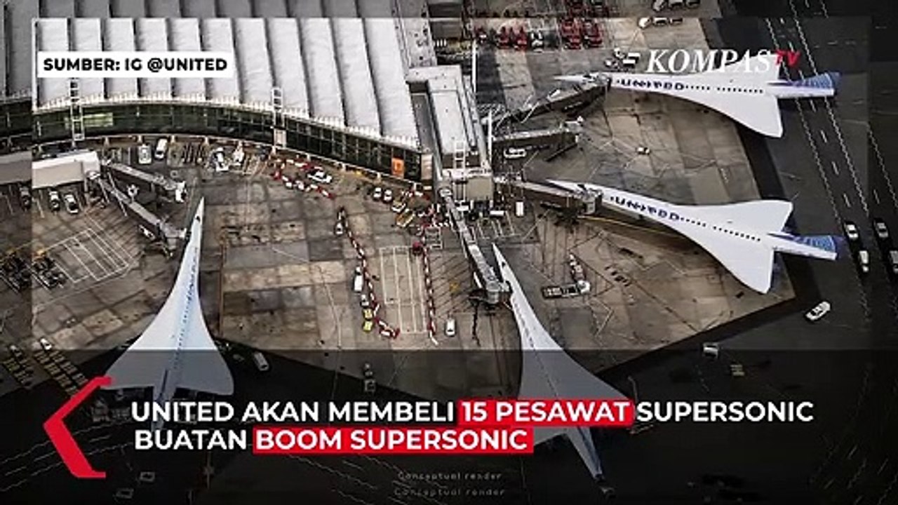 Ini Alasan United Airlines Beli Pesawat Supersonic