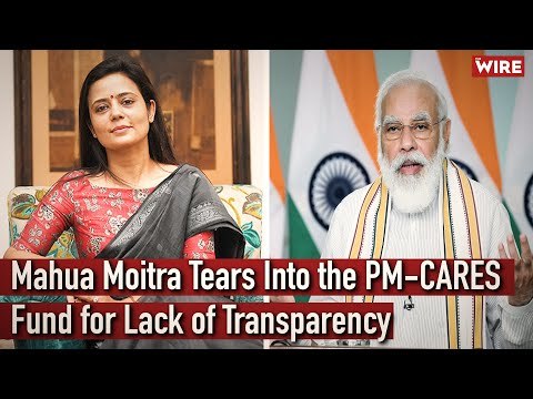 Mahua Moitra Tears Into the PM-CARES Fund for Lack of Transparency I Narendra Modi I BJP