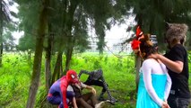 Superhero Power rangers Spiderman nerf guns rescue Ninja kidnap Masha Nerf war Action movie