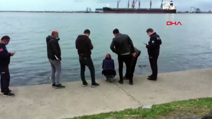 Samsun'da, denizde cenin bulundu