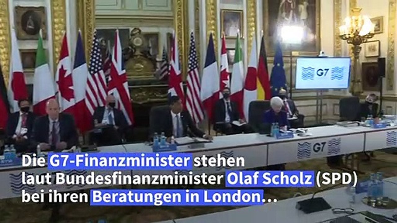 Scholz sieht 'Durchbruch' für globale Mindeststeuer bei G7-Finanzministertreffen