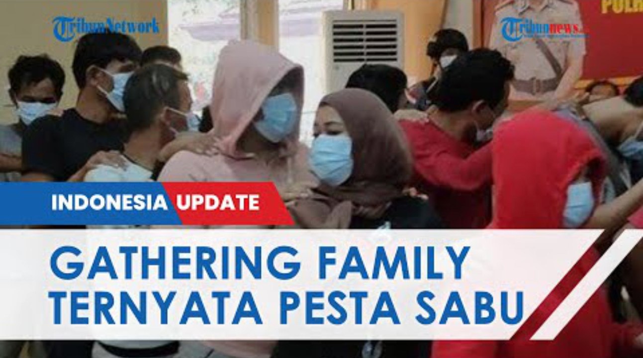 60 Orang Digerebek karena Lakukan Pesta Sabu Berkedok Kumpul Keluarga, Sebagian Masih di Bawah Umur