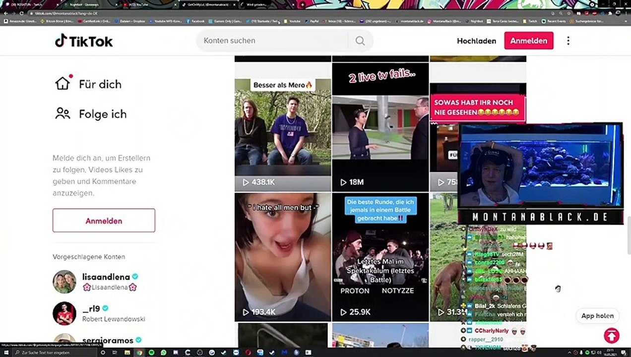MontanaBlack REAGIERT auf LUSTIGE TIKTOK Clips!Reaction video