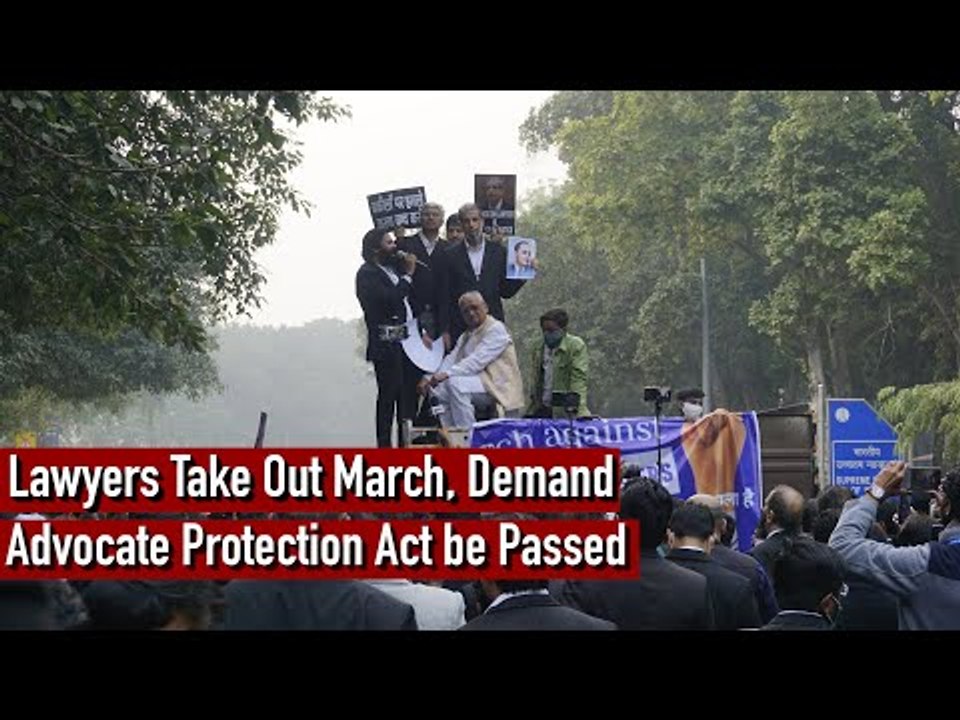 Lawyers Take Out March, Demand Advocate Protection Act be Passed