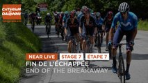 #Dauphiné 2021- Étape 7 / Stage 7 - Fin de l'échappée / End of the breakaway