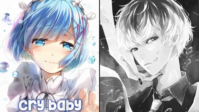 ♪ Nightcore - Cry Baby / Closer (Switching Vocals)