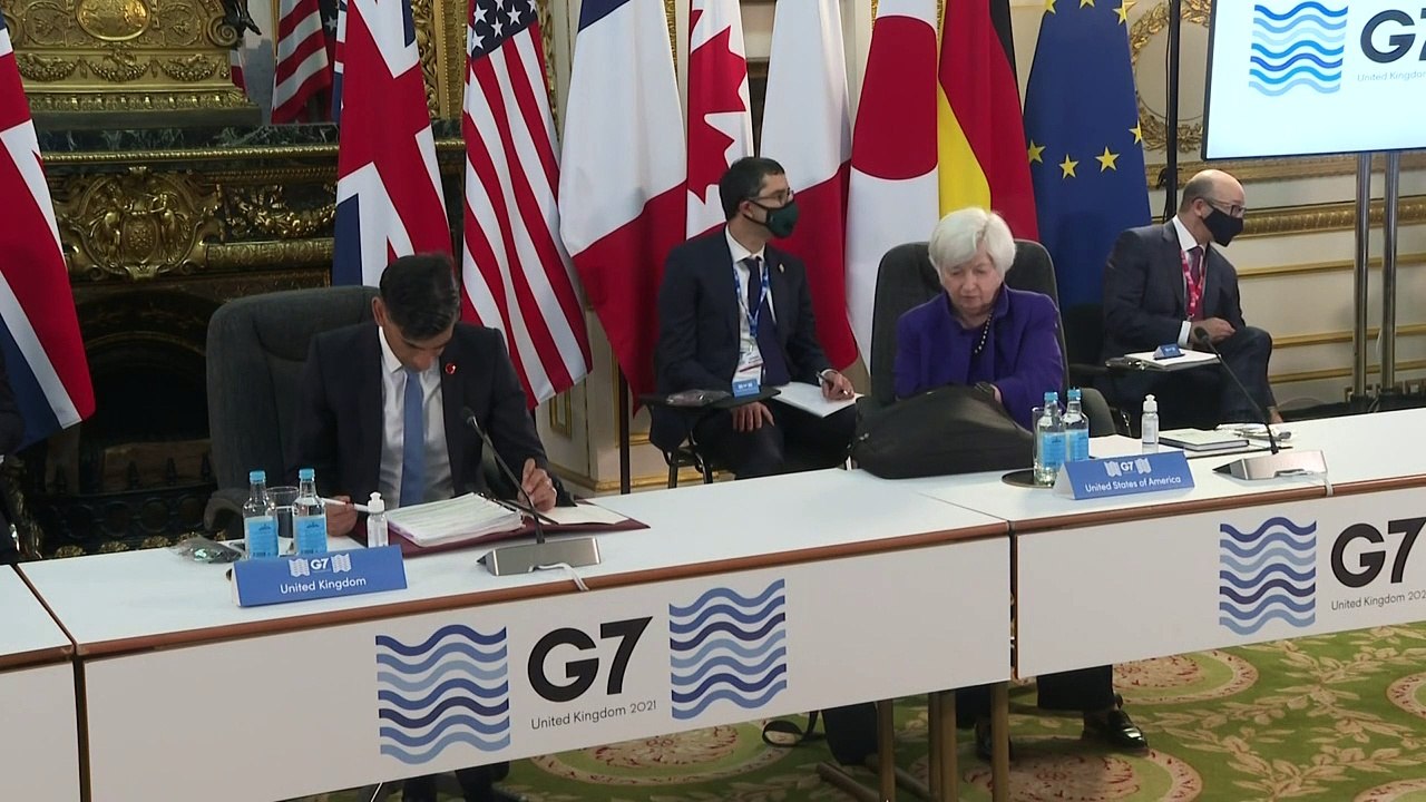 G7-Finanzminister einigen sich auf Ziel globaler Mindeststeuer für Unternehmen