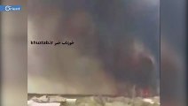 حريق هائل في منشات النفط الإيرانية