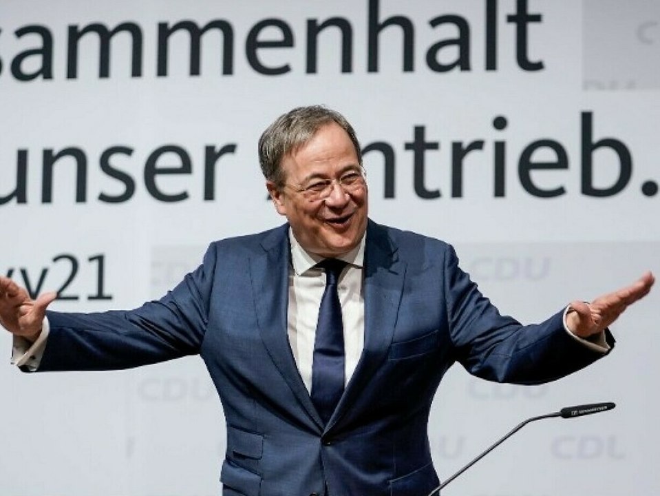 Nrw-cdu kürt armin laschet zu ihrem spitzenkandidaten