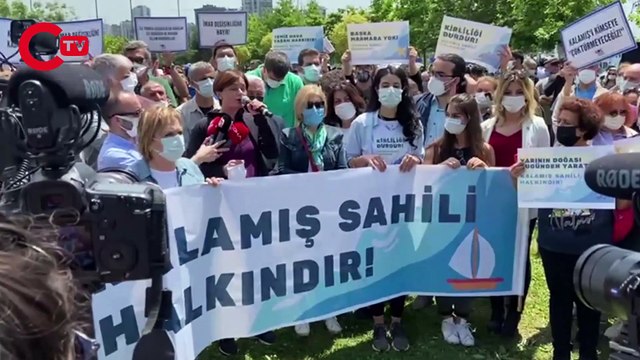 KALAMIŞ MARİNA'DA ÖZELLEŞTİRME PROTESTOSU