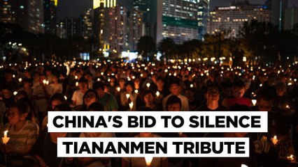 Hong Kong Lights Cigarettes As China Cracks Down On Tiananmen Commemorations