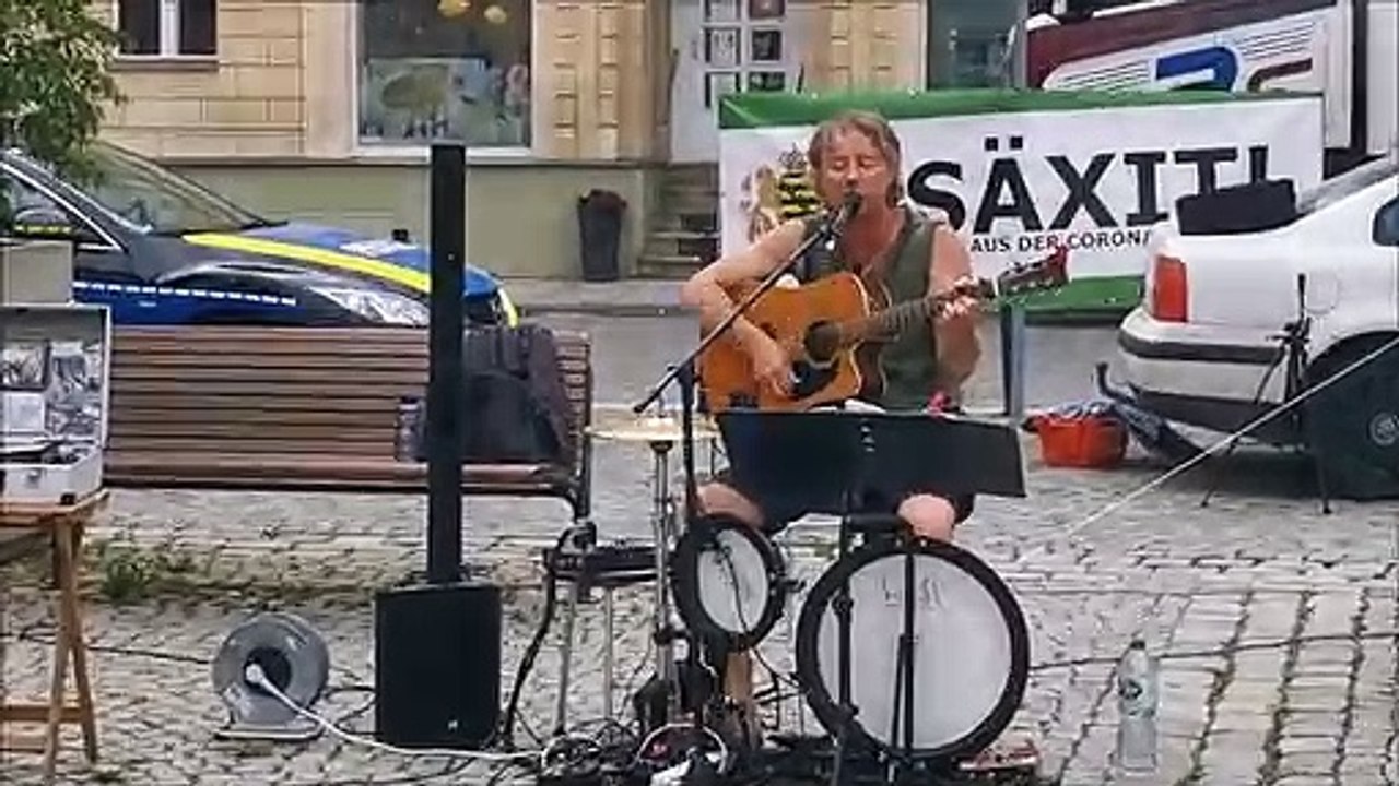 Michael Pritzke - FREIHEIT FÜR DEUTSCHLAND UND DIE GANZE WELT - KAMENZ, Markt, 04.06.2021