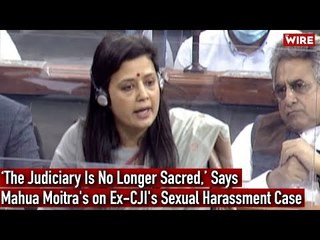 ‘The Judiciary Is No Longer Sacred,’ Says Mahua Moitra's on Ex-CJI's Sexual Harassment Case