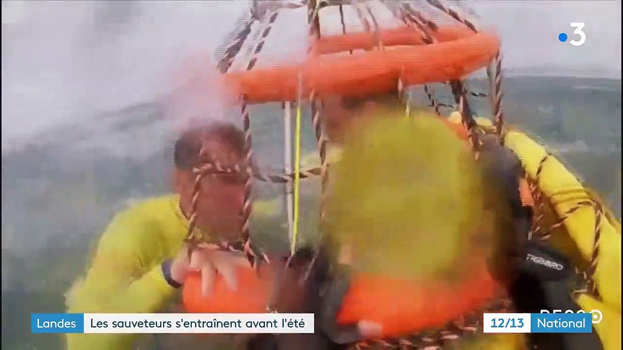 Landes : des formations au sauvetage en mer pour les pompiers