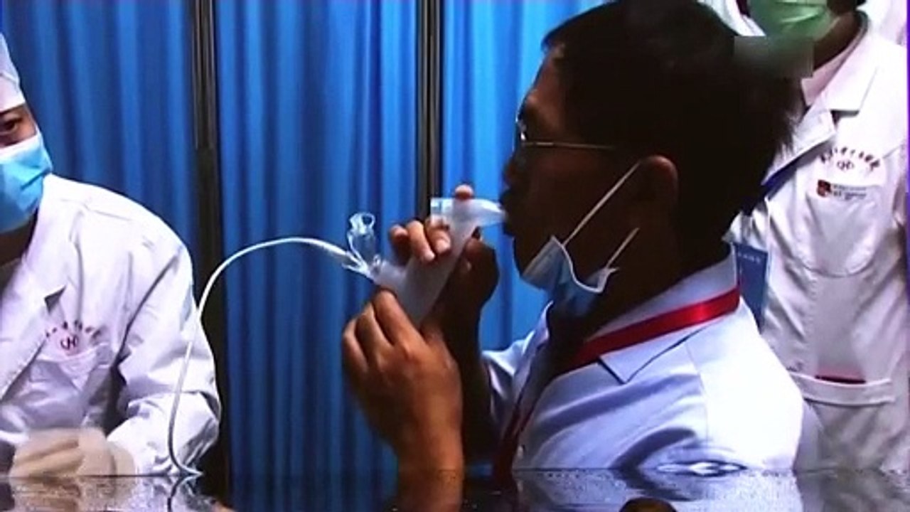 China testet inhalierbaren Covid-19-Impfstoff