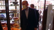 AFYONKARAHİSAR - İçişleri Bakanı Soylu, esnaf ziyaretinde bulundu