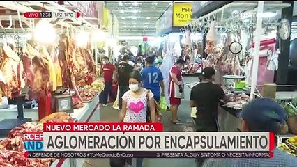 Santa Cruz: Aglomeración en mercados a un día del encapsulamiento