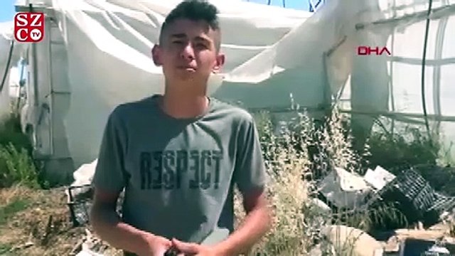 Antalya'da seralara zarar veren hortum kamerada