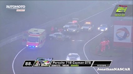 Stefan Branner Huge Crash 2021 Nurburgring 24 Hours