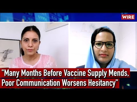 Many Months Before Vaccine Supply Mends, Poor Communication Worsens Hesitancy I Hamdard Institute