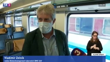 ZSSK: PCR-testy vozňov [Spravodajksatelka]