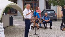 6. KUNDGEBUNG - KAMENZ, Markt, 04.06.2021, Karsten Hilse (MdB), Redebeitrag