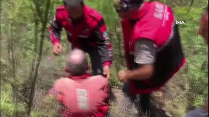 Kayıp olan yaşlı adam yaralı halde bulundu, ilk isteği su oldu