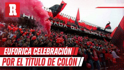 Aficionados de Colón festejaron emotivamente el primer título del equipo