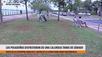 Los posadeños disfrutaron de una calurosa tarde de sábado